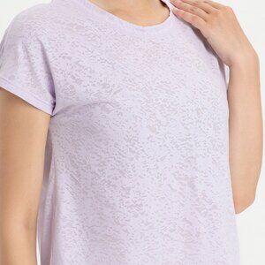 New yoga clothes women breathable jacquard slit lacing yoga blouse sports blouse